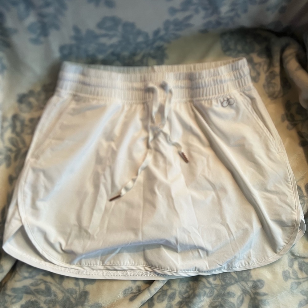 White Calia Tennis Skirt